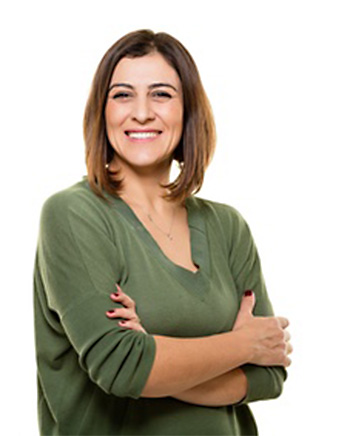 smiling, happy woman
